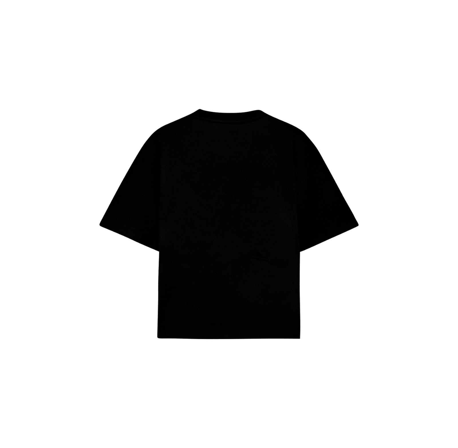 Playera png negra atras Playera negra Oversize lisa